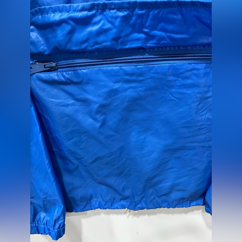 Lacoste Light Blue Hooded Half-Zip Windbreaker - Picture 5 of 6